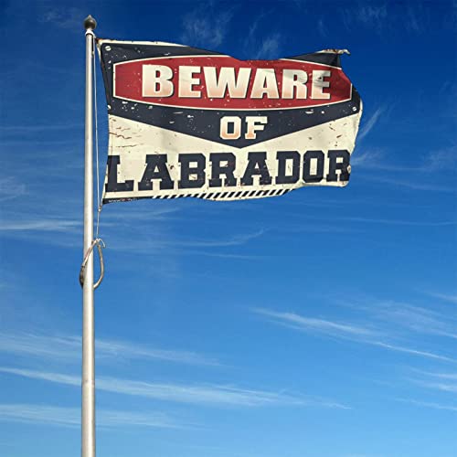 Drapeau du labrador 152x244 cm pour habiller un grand mur vide de garage - 4