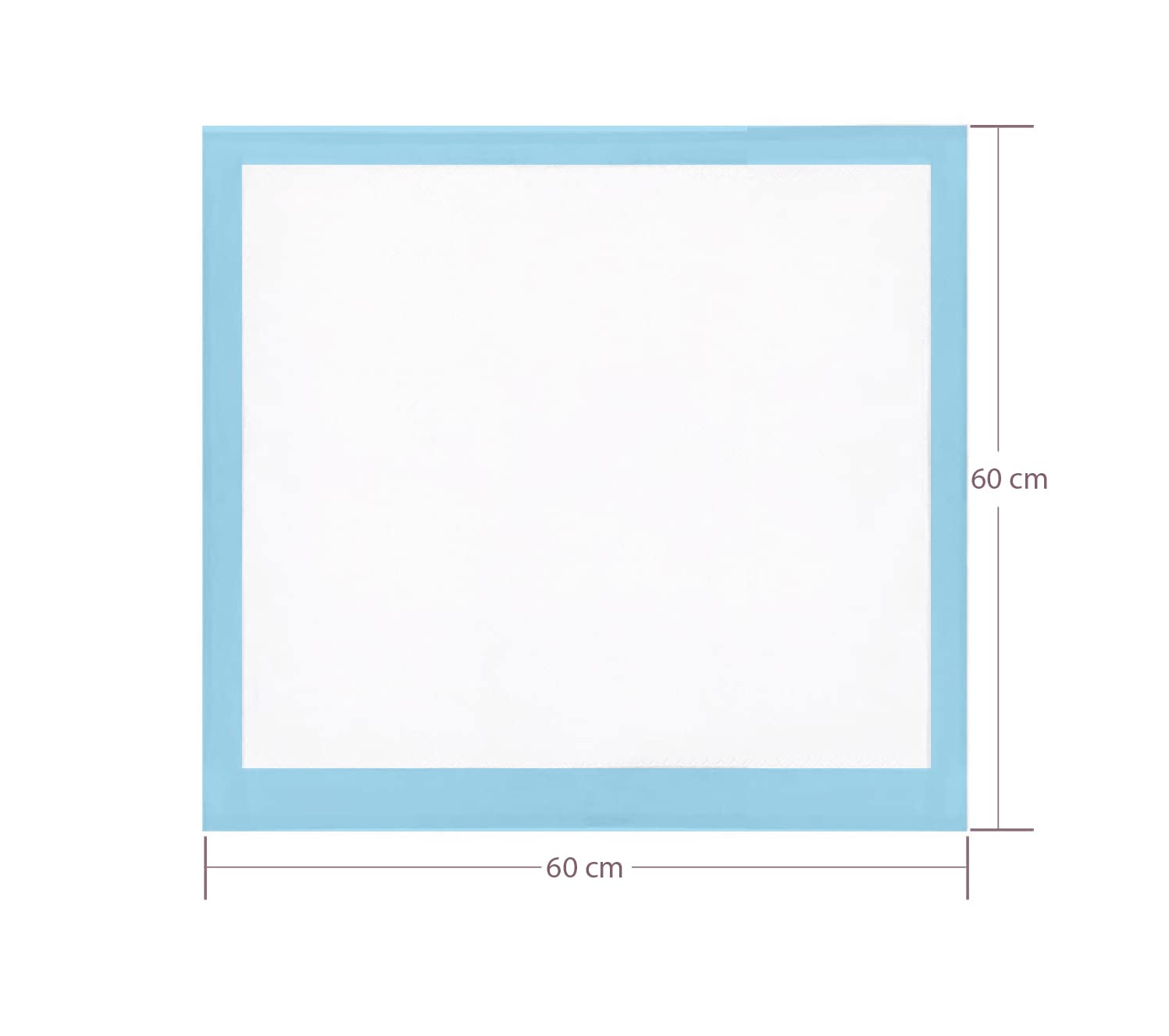 Empapadores para Cuidado de Mascotas. Alfombrillas Impermeables para Entrenamiento de Mascotas. A Prueba de Fugas. Alfombrillas higiénicas Desechables diseñadas para Mascotas (60 X 60 cm, 300)