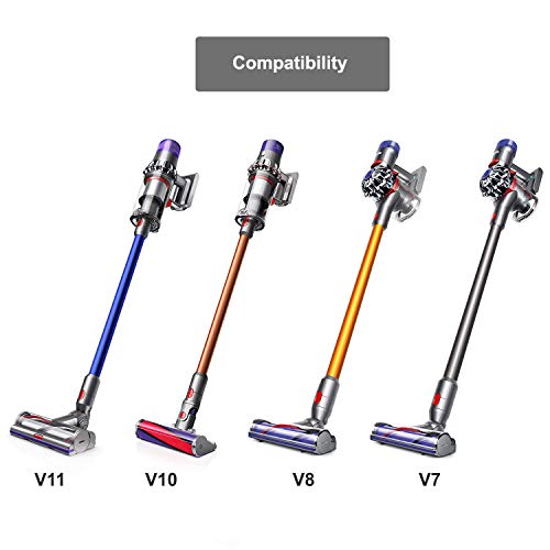 iVict Flexible Extension Hose Compatible with Dyson V11 V10 V8 V7 Cordless Stick Vacuum Cleaner Accessory and Vacuum Attachment Accessories(20 to 63 Inches)