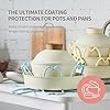 iPROTECT - Stack Expert | Multi-Purpose BPA-Free Silicone Pans & Pots Protector. Set of 2. Trivets for All Cookware Sizes, Protects Coating & Scratches, Dishwasher Safe (Sakura Pink, L) #1