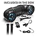 BOSS Audio Systems ATV8BRGB ATV UTV Sound System - 8 Inch Speakers, 1.5 Inch Tweeters, Full Range, IPX5 Weatherproof, Bluetooth, Built-in Amplifier, Multi-Color Illumination, Golf Cart Compatible