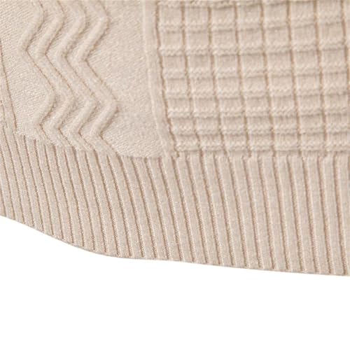 Men's Turtleneck Sweater Solid Color Pullover Knitted Warm Casual Outdoor Top4