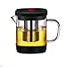LITING Théière Tetera De Vidrio Filtro De Tetera del Hogar Filtro Juego De Té De Alta Temperatura Resistente Al Té Perfumado Infusor (Color : 600ml)