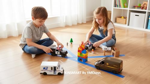 Image of United States Postal Service Mail Delivery Truck Diecast Model Toy Car in White