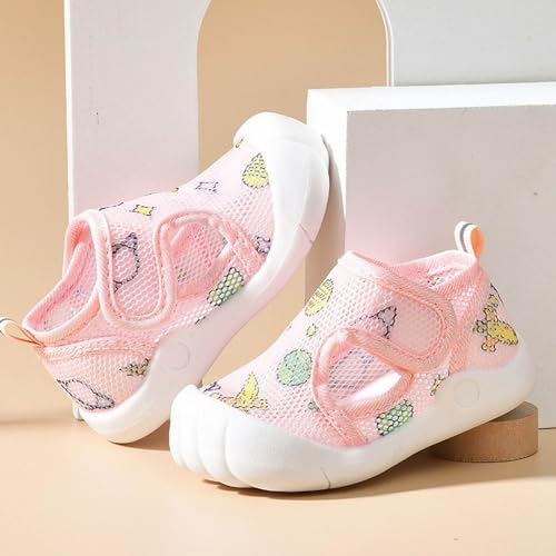 Toddler Walking Shoes Quick Dry Non-Slip Soft Sole Sneakers Summer Closed Toe Lightweight Breathable First Walking Shoes2