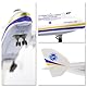 SEBUNAS Antonov 225 An-225 Mriya, Metall-Druckgussmodell im Maßstab 1/400, Lufttransport-Frachtflugzeug-Miniatur als Geschenksammlung für Erwachsene Luftfahrt-Enthusiasten (ukrainische Lackierung)
