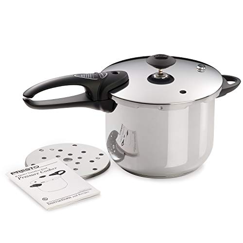 Presto 01365 6-Quart Stainless Steel Pressure Cooker