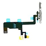 Johncase New OEM Switch On/Off Power Button + Volume Control + Flash Light + Mic + Mute Connector Flex Cable w/Bracket Replacement Part Compatible for iPhone 6 (All Carriers)