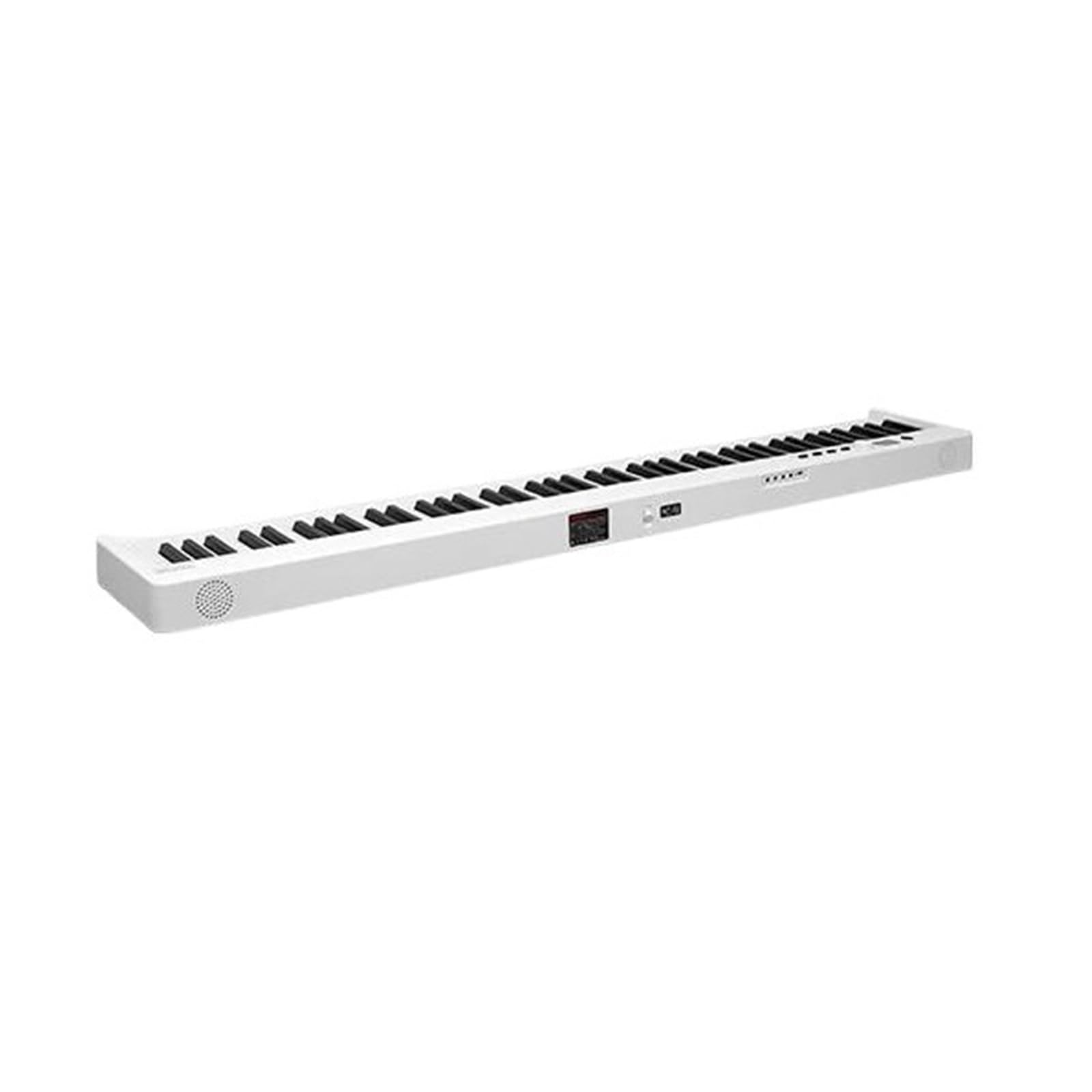 Pianino Elektroniczne Profesjonalne Elektroniczne Cyfrowe Pianino Składane 61 Lub 88 Klawiszy Ładowalne Dla Początkujących Dorosłych(88 Keys White)