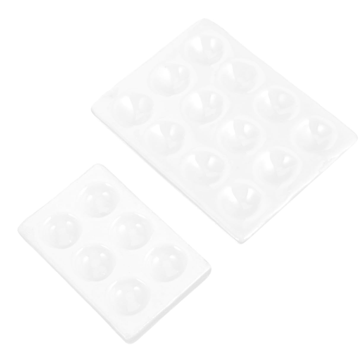 FUNOMOCYA Porcelain Reaction Plate Set 4pcs Chemical Reaction Plate Spot Board Ceramics for Educational Labs