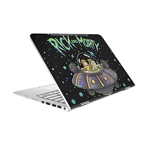 Autocollant HP Spectre Pro X360 G2 Protection Vinyle Rick and Morty Space Cruiser