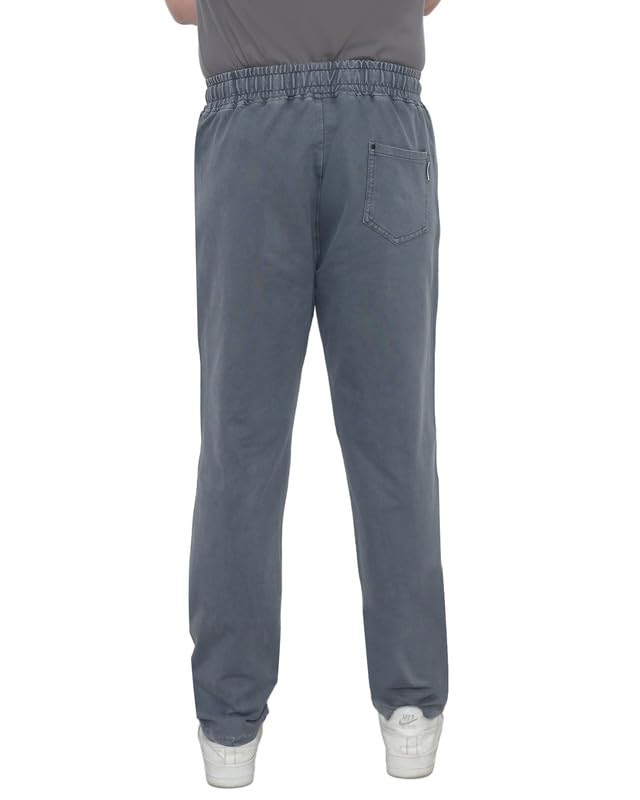 Image of Men's Premium Cotton Blend Trouser | Soft Breathable Casual Pants for Men | Regular Fit Stylish Lower for Office, Travel