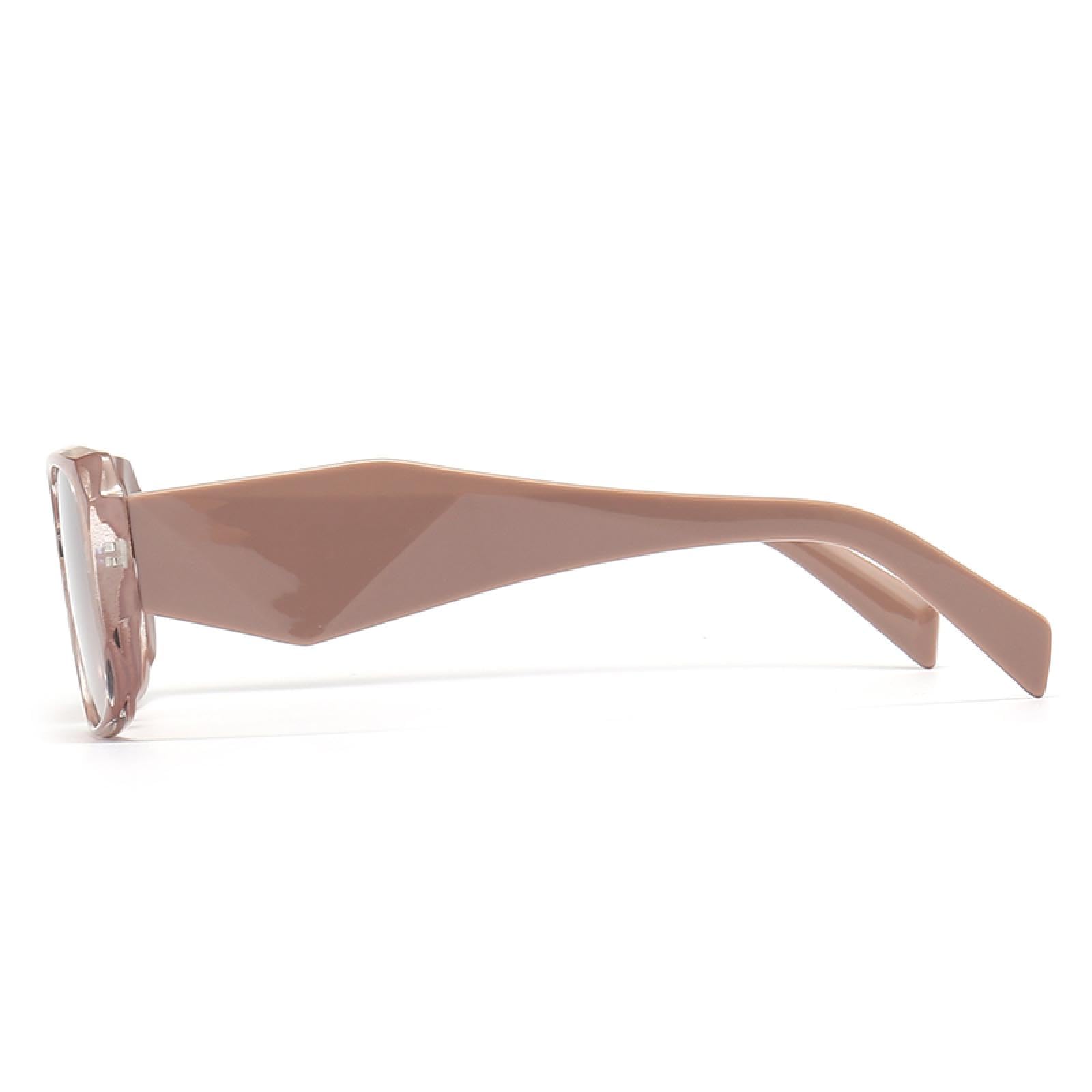 Schmale Sonnenbrille im Retro-Stil, Street-Style