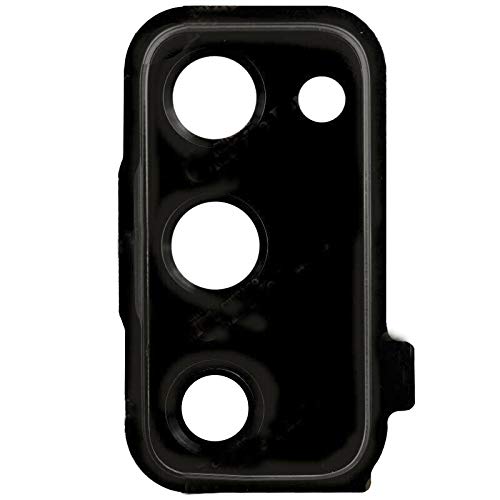 Back Rear Camera Lens Glass Cover With Bezel Replacement Compatible With Samsung Galaxy S20 Fe 5G G7810 G781U1/Ds G781V G781W 6.5 Inch (Black) #TOP4