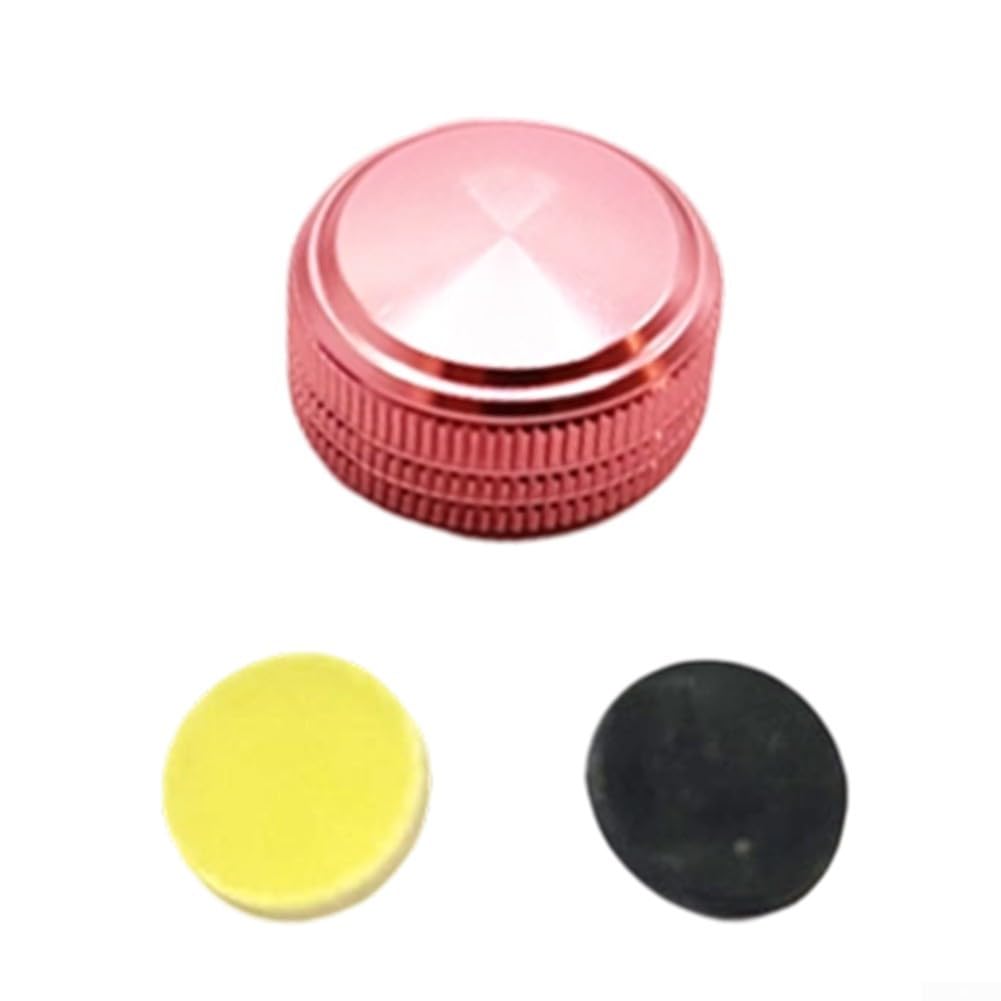 Brake knob with gasket for For DAIWA For COASTAL SV TW and For TATULA TW 100 150 fishing reels, aluminum alloy, 16mm outer diameter, thread 0 5mm, fishing reel spare parts (pink)