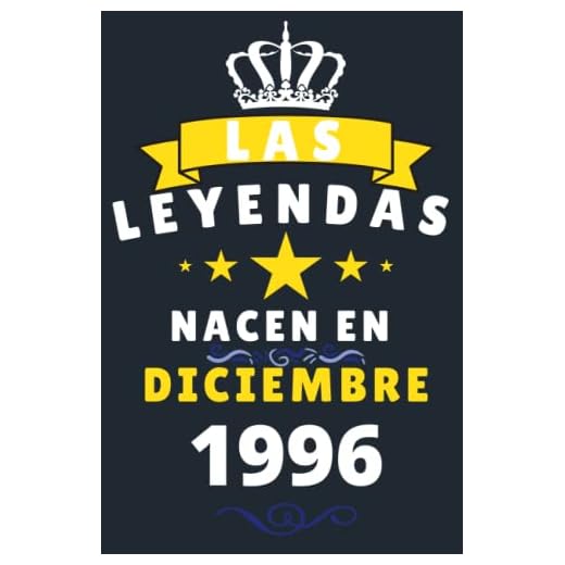 Las leyendas Nacen En Diciembre 1996: Cuaderno de notas de cumpleaños 24 años para mujer, hombre, Diario para regalo de cumpleaños ideal para abuelos, padres, madres,