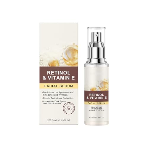 Agua de aceite hidratante para reducir las arrugas faciales, perfecta para todos los tipos de piel [50 ml] GwL159 (café, 12,9 x 3,1 cm)