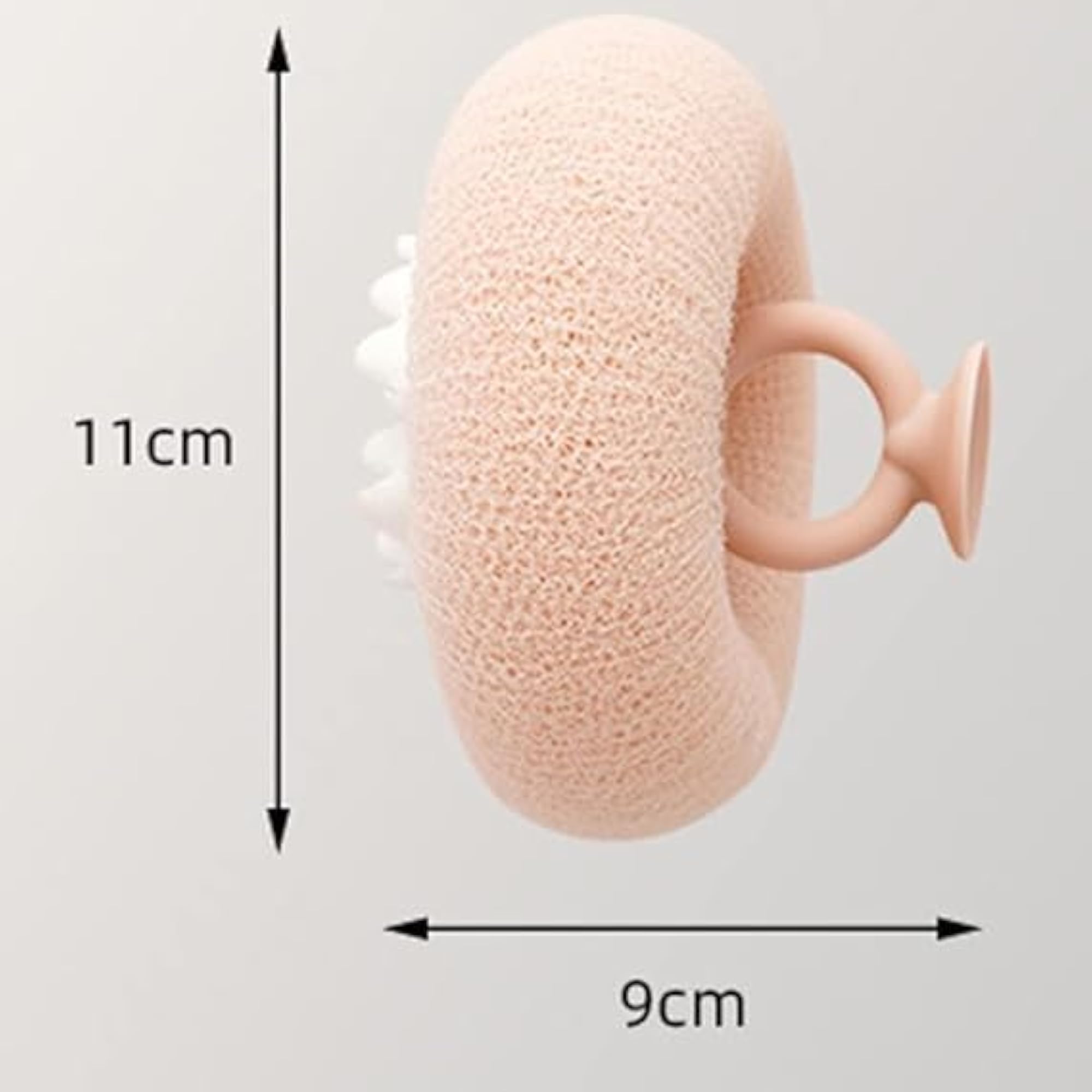 Bath Sponge Cleaning Brush with Suction Shower Loofah
