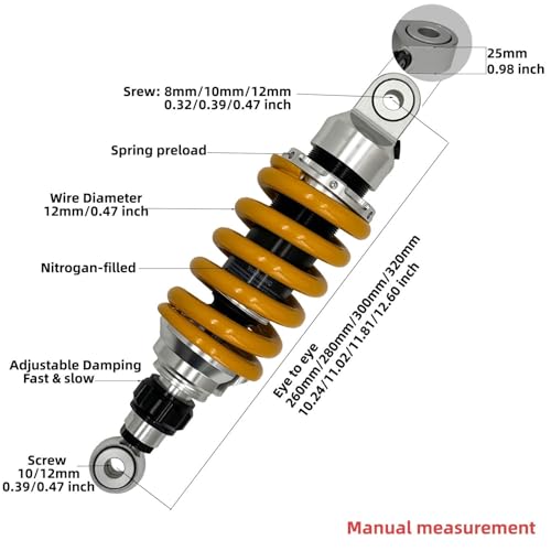 Amortisseur arrière central robuste de modification pour Kawasaki Ninja 650