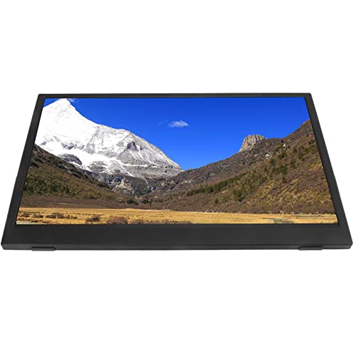 Rankomu Écran tactile portable 15,6 pouces ultra fin, moniteur portable 1080p FHD IPS pour ordinateur portable avec connexion de type C pour PC et tablette, design léger