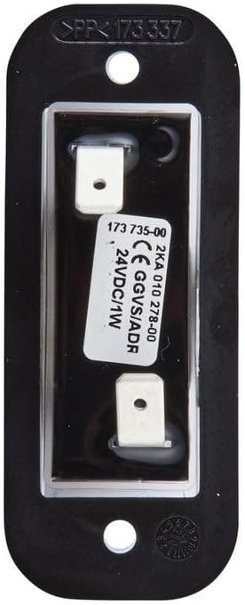 HELLA 2KA 010 278-011 Number Plate Light – Pendant – LED – 24 V – Installation/Screw Connection – ADR/GGVS – Lens Colour: Transparent – Plug: Flat Connector – Top/Exterior
