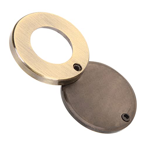 OSALADI Protector de Mirilla para Puertas - Juego de 5 Unidades, Instalación Adhesiva, Acabado en Cobre Dorado miniatura 3