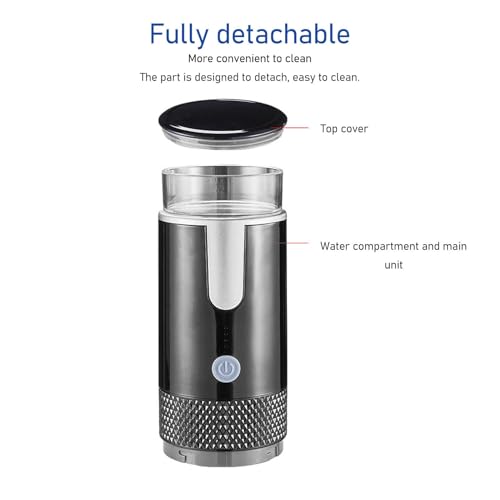 Cafetera portátil recargable 160 mL para camping miniatura 7