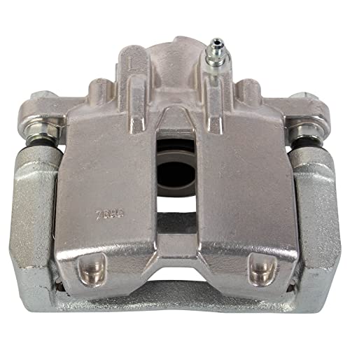 Image of TRQ Rear Left Brake Caliper w /Bracket Drivers Side
