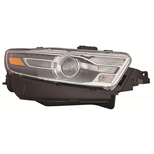 Multiple Manufactures 2016-2019 Ford Taurus Passenger Side Halogen Headlight Assembly; Except Police Models; Made Of Pp Plastic; [Fo] Partslink FO2503361