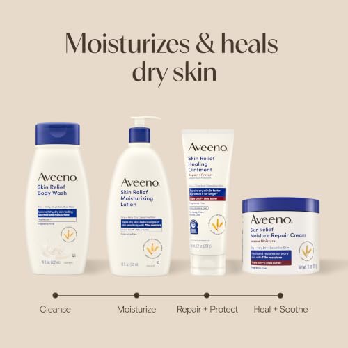 Aveeno Skin Relief Body Wash with Triple Oat Complex, Fragrance-Free, Gentle Daily Body Wash for Sensitive Skin Leaves Itchy, Dry Skin Feeling Soothed & Moisturized 18 Fl Oz - image 8