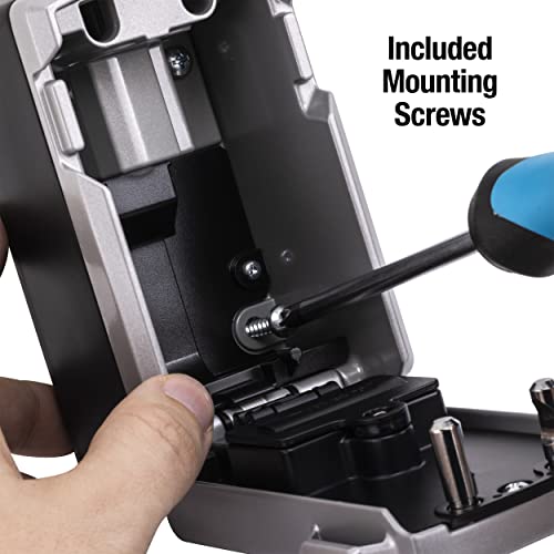 Master Lock Digital Lock Box for Keys with Code, Electronic Wall Mount Key Safe with Bluetooth Connection to iOS/Android App and Sharable Keypad Codes, 3-1/4 Inches Wide, ‎5441EC