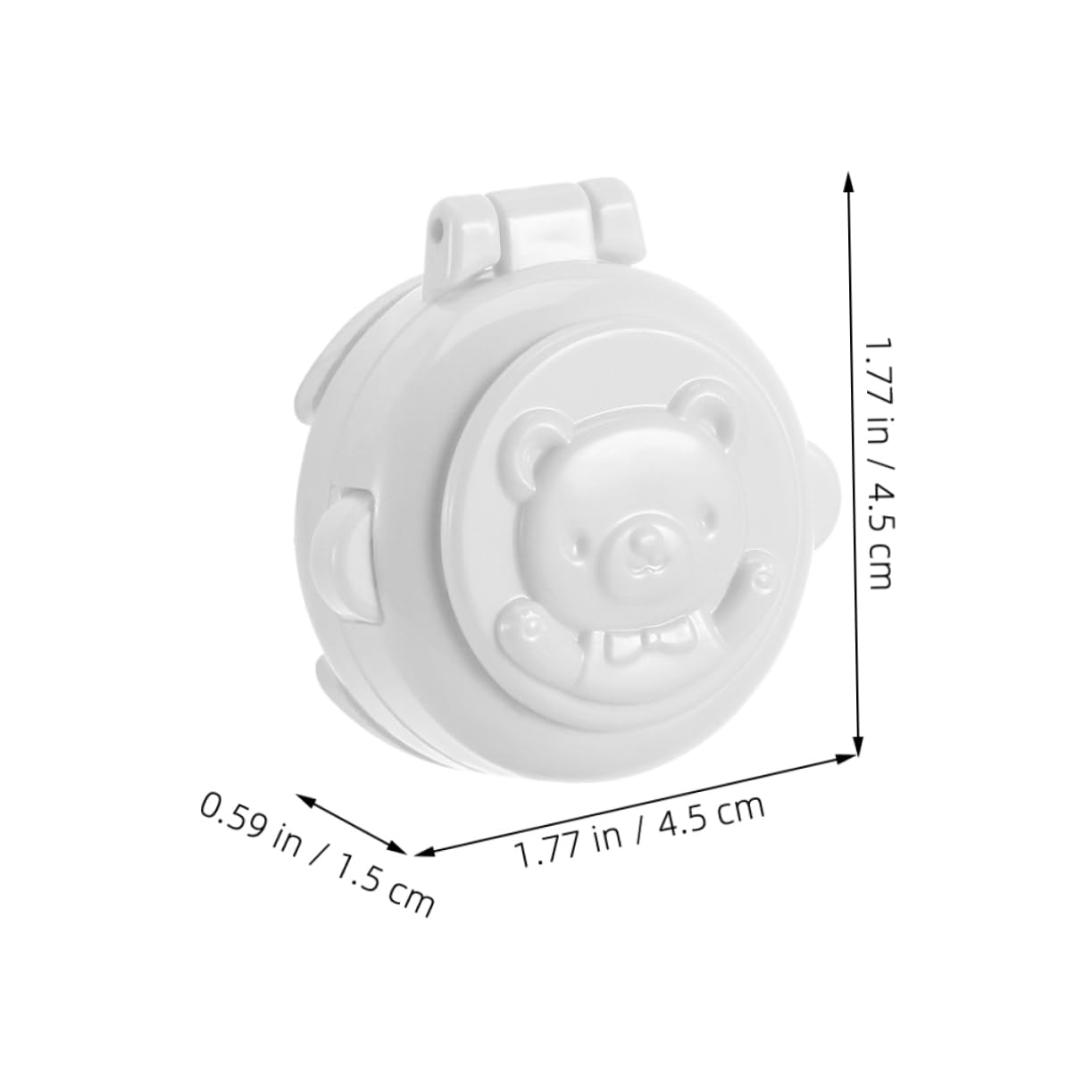 STOBAZA 2Pcs Childproof Button Lock Covers for Washing Machine Start Button Protection Sturdy Safety Device Multi Model Compatibility Safety