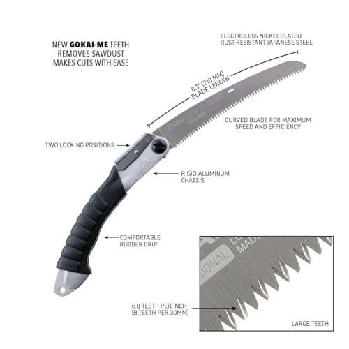Silky Professional Series Super Accel 21 Curve Folding Hand Saw 210mm (728-21) - Image 5