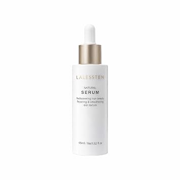 SERMENT Lalessten Natural Face Serum, Lightweight Hydrating Serum for Smooth & Healthy-Looking Skin, Niacinamide & Peptides, Non-Greasy, Daily Skincare, All Skin Types, 45ml