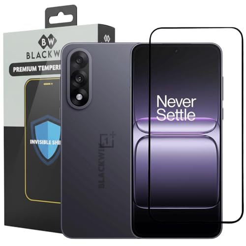 Image of Blackwik Tempered Glass Screen Protector for OnePlus Nord 5 / Ace 5 Ultra with Edge-To-Edge Protector Coverage | Easy Installation Kit (Black)