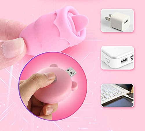 Sucking Pleasure 7 Frequency Double Head Silent USB Cable Rechargeable Dual Motor Waterproof Búllet Vibrating Vǐbrǎtǒr Relieve Stress is Simple and Convenient Vibartion Suction