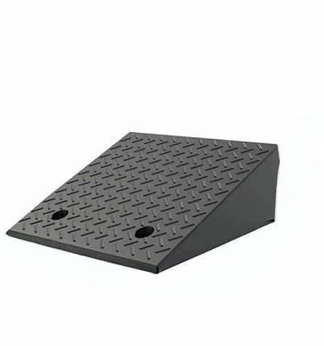 Driveway Kerb Ramp, Rubber Threshold Ramp Black 50x50x10-20cm for Wheelchair Mobility Scooter Motorcycle(50x50x14cm)