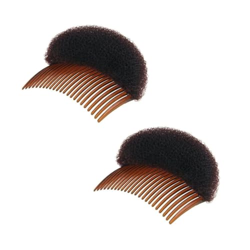 Set de 2 Peines de Espuma Suave Marrón para Peinar miniatura 1