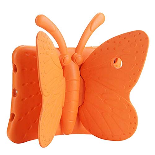 Zore Galaxy ile uyumlu Tab A7 10.4 T500 2020 Butterfly Standlı Tablet Kılıf Turuncu