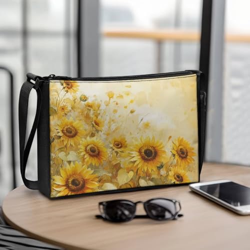 Small Shoulder Bag for Women ＆ Men Adjustable Crossbody Bag with Zipper Closure Trendy Sling Bag for Travel Sports2