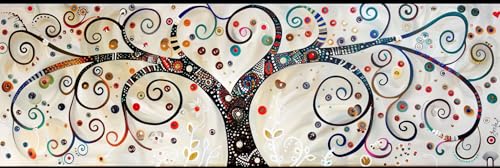 Kit complet diamond painting arbre de vie broderie diamant adulte 5D