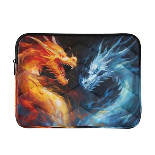 Funda para portátil de 13-14 pulgadas Dragons Fire impermeable miniatura 1