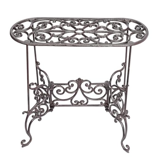 Best garden indoor outdoor plant stand 22.6" Vintage Cast Iron Stand