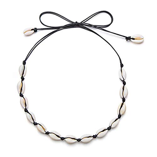 sdfghzsedfgsdfg Halsketten Boho Muscheln Frauen Halsreif Natural Sea Conch Anhänger Seil Kette Hals Hals Schmuck Beach Girl Geschenk Cover