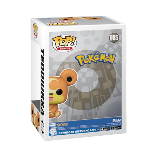 Funko POP! Games: Pokemon - Teddiursa - Collectable Vinyl Figure - Gift Idea - Official Merchandise - Toys for Kids & Adults - Video Games Fans - Model Figure for Collectors and Display - Image 3