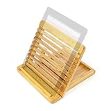 Der Bambusstreifen verhindert das Verrutschen Ihres iPad. Die Gitterhalterung bietet eine hervorragende Belüftung, um Ihr iPad kühl zu halten.