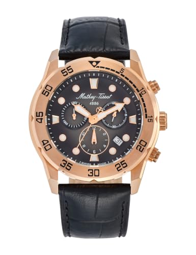 Mathey-Tissot Swiss Made Bolton II Quatrz Multicolor Dial Analog ...