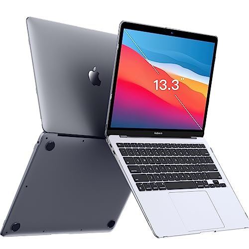 Soonjet Invisible Armor Compatible For Macbook Air 13 Inch Case M1 2020 2019 2018 [Sturdy & Durable] [ Shockproof Protector ] Protective Hard Shell Cover For Laptop A2337 A2179 A1932 - Matte Clear #TOP1