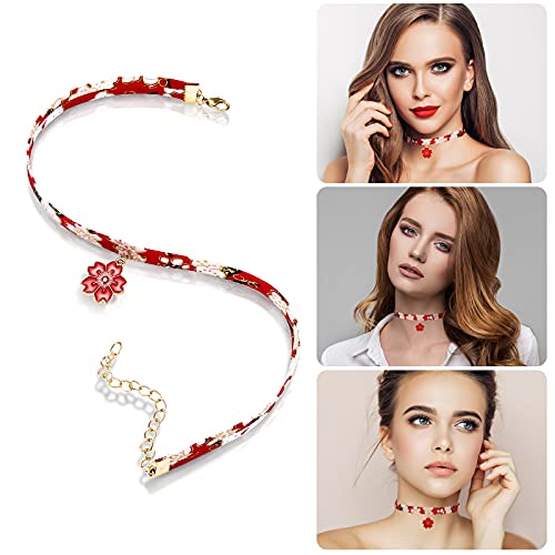 K&Q 30PCS Black Classic Gothic lace Velvet Pendant Necklace Chain Henna Chokers Necklaces Stretch Elastic for Women and teenagers4