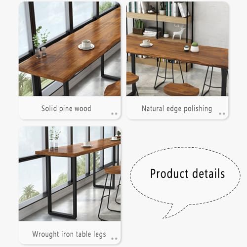 Table haute cuisine longue et étroite pour un balcon moderne - 5